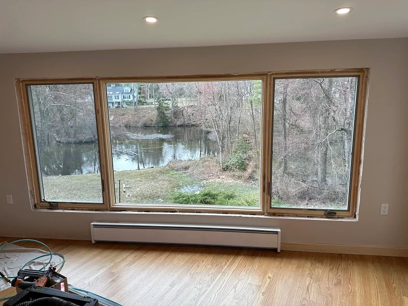Andersen 400 Series Casement WIndow With A Clear Pine Interior